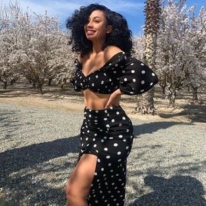 “Polka Dotted” Two Piece Set